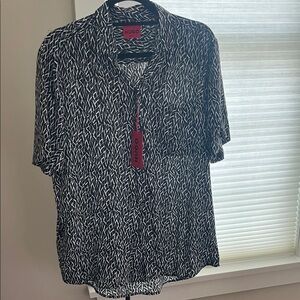 HUGO Monochrome Geometric Shirt